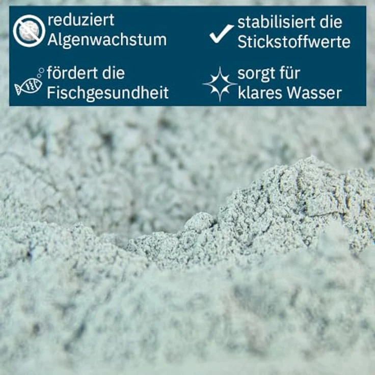 TeichHerz Teichbehandlung Algenentferner Teichaufbereiter Grundpflegemittel für den Teich Wasseraufbereiter Gartenteich Fadenalgenvernichter Petigi – Bild 5