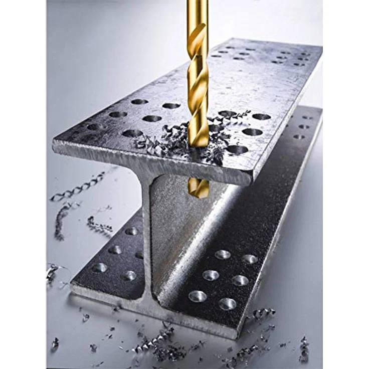 kwb HSS Metall-Spiralbohrer 5.5mm DIN 338, gold, rechtsschneidend, zylindrisch, Industriequalität, präzisionsgeschliffen mit Kreuzanschliff – Bild 3