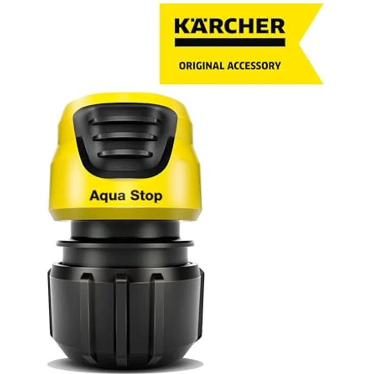 Kärcher 2.645-194.0 Schlauchkupplung (Universal Plus, mit Aqua Stop) schwarz Bewässerungszubehör – Bild 2