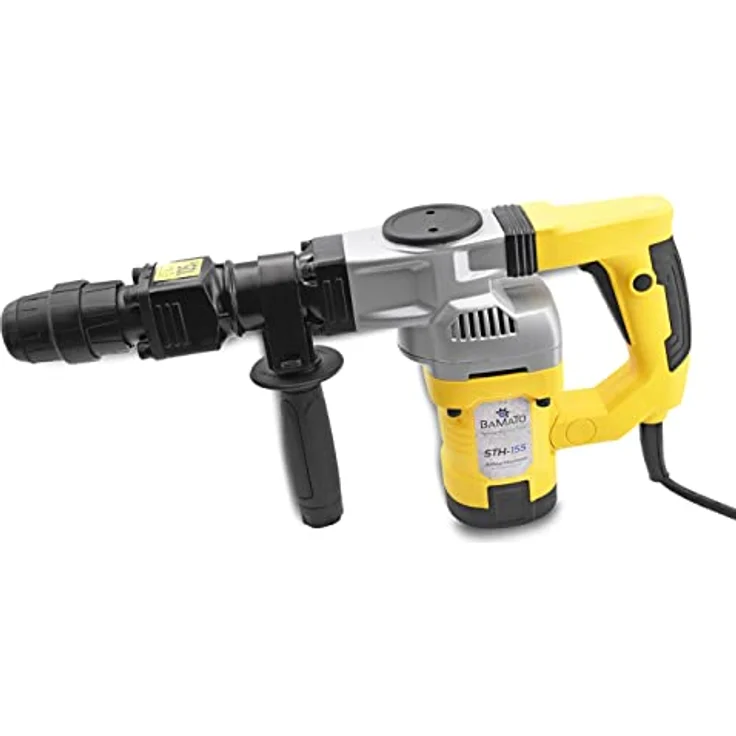 BAMATO Stemmhammer / Abbruchhammer STH-155, 1300 W, 20 Joule Schlagkraft, SDS-Max Werkzeugaufnahme, SOFT-Grip – Bild 2