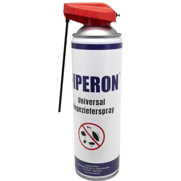 IPERON® Universal Ungezieferspray, 12 x 500 ml, effektive Schädlingsbekämpfung gegen Insekten, inklusive multifunktionalem Sprühkopf – Bild 8