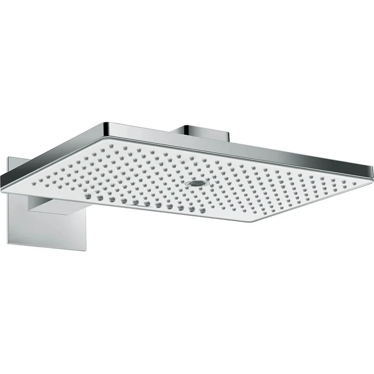 hansgrohe Duschbrause Rainmaker Select 460 3jet Kopfbrause mit Brausearm, weiß/chrom, 18 l/min – Bild 1
