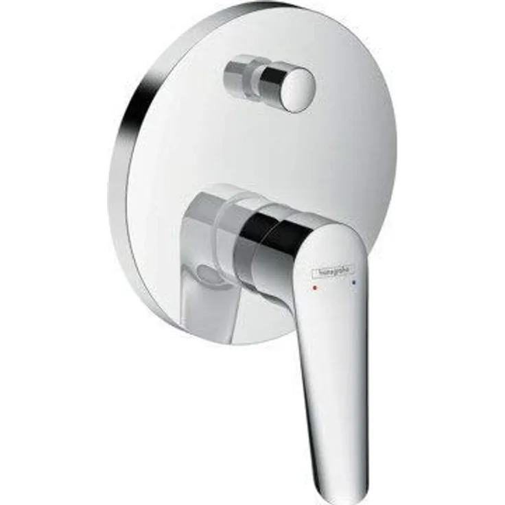 Hansgrohe Logis E Einhebel-Wannenarmatur Unterputz, Chrom, mit temperaturbegrenztem Schutz und ergonomischem Griff
