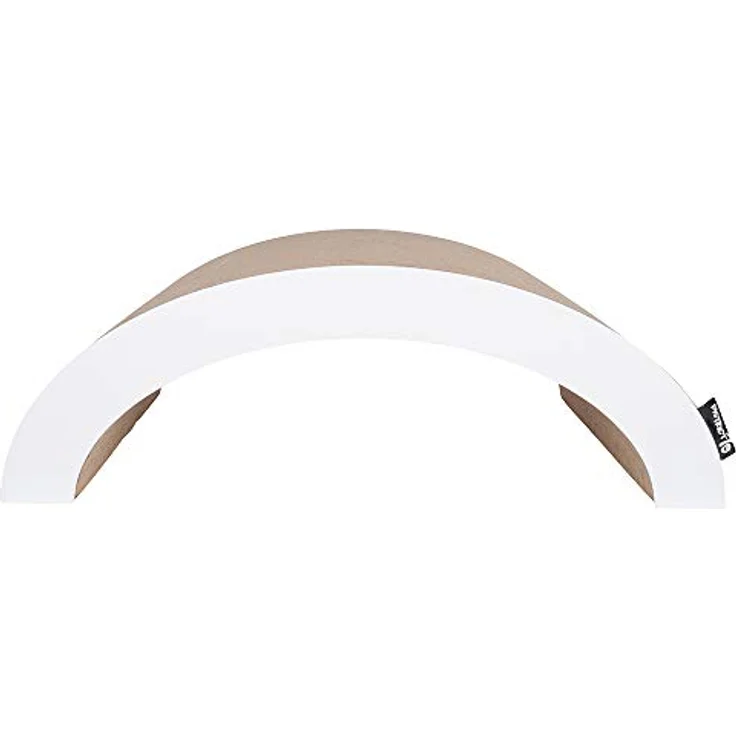 District 70-4725 - Arch Kratzmöbel - Kratzbett aus Wellpappe - Größe S (60 x 28 x 20 cm), weiß – Bild 2