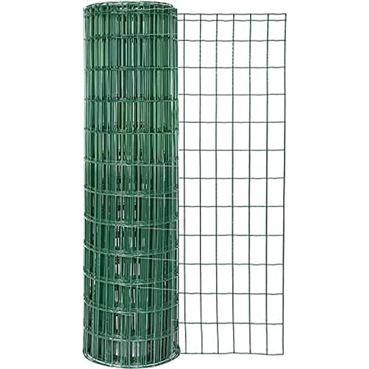 Alberts 604998 Schweißgitter Fix-Clip Pro®, verzinkter Stahl, grün kunststoffbeschichtet, Höhe 102 cm, Länge 10 m, Maschenweite 50 x 100 mm, Draht-Ø 2,2 mm – Bild 1