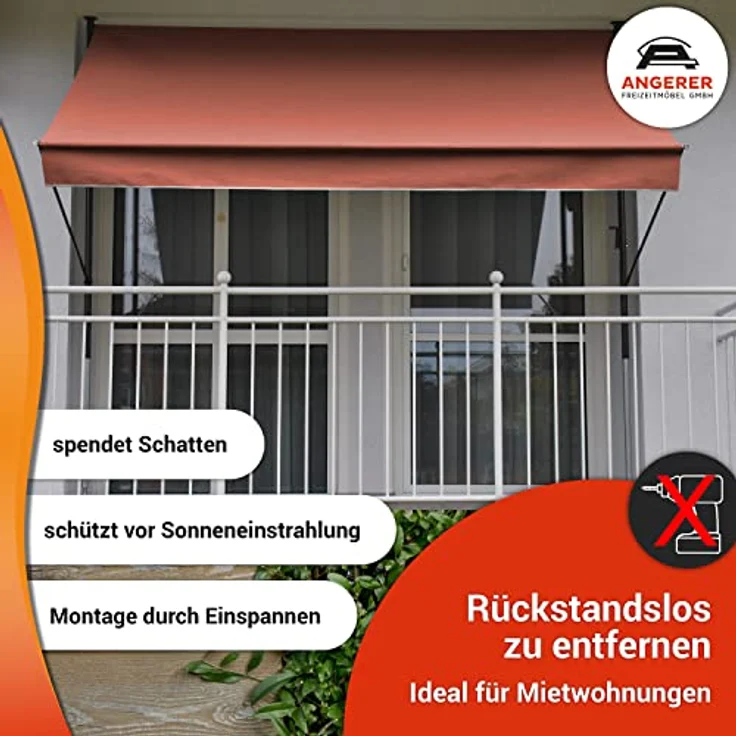 Klemmmarkise Style 300 cm Style terra – Bild 2