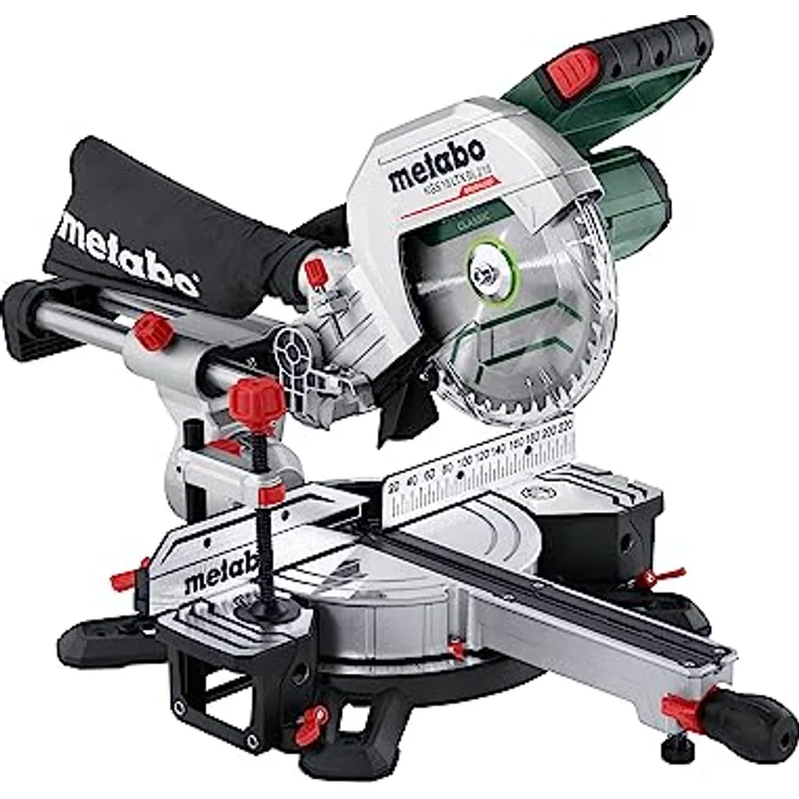 Metabo KGS 18 LTX BL 216 614216850 Akku-Kappsäge (18V, mit Zugfunktion, Klasse M, mit Sägeblattneigung, robuste Bauweise) – Bild 1