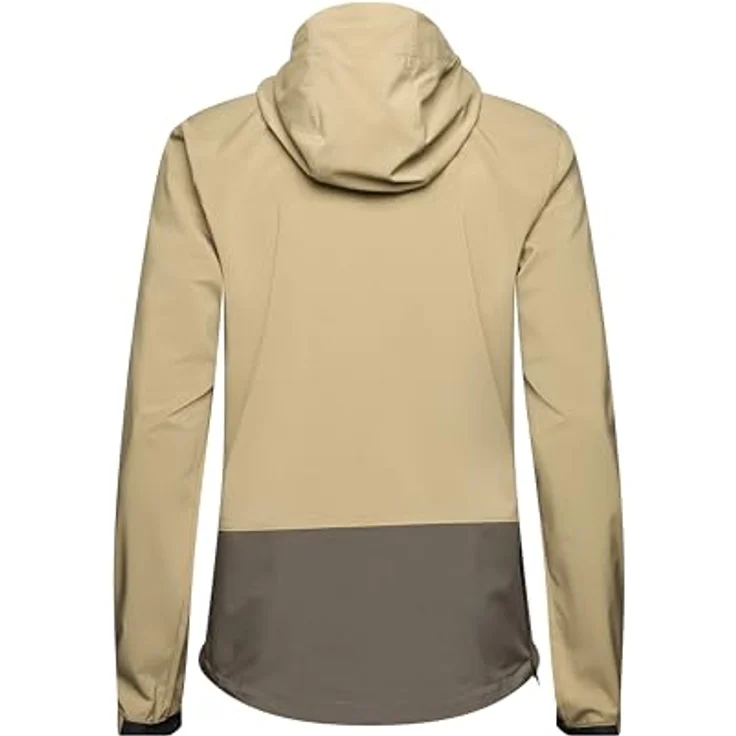 Fox Ranger Wind Pullover, Herren Velojacke, winddicht, helmtaugliche Kapuze, beige, Größe M – Bild 2