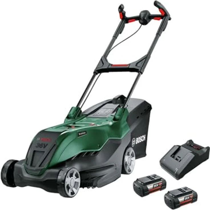 BOSCH Akkurasenmäher AdvancedRotak 36V-40-650, 40 cm Schnittbreite, Mit 2x Akku 4 Ah - im Karton – Bild 2