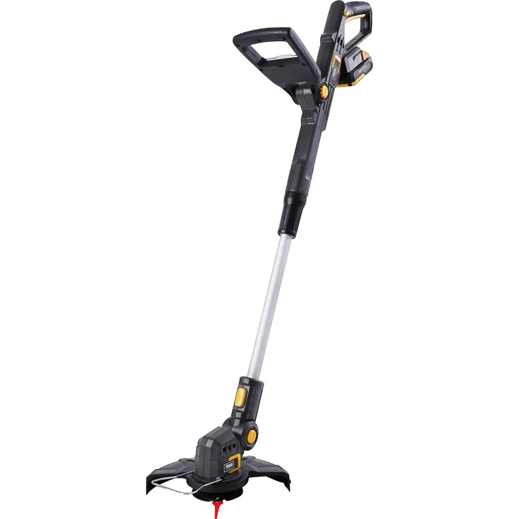 Texas Akku-Trimmer GTX2000, 20 V inkl. Akku und Ladegerät, Teleskopgriff und 10 Kunststoffmesser
