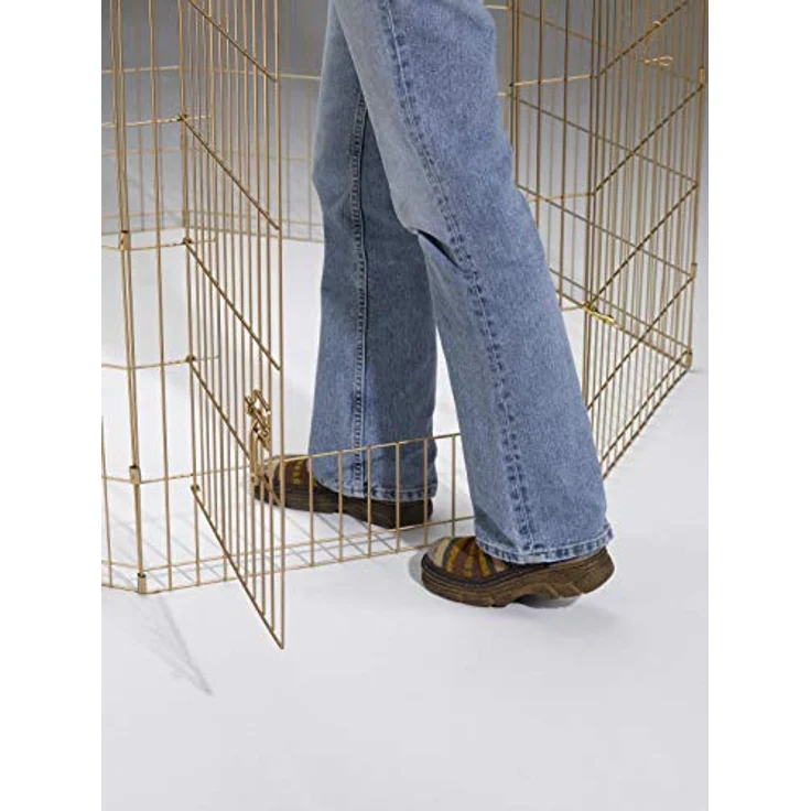 MidWest Homes for Pets Midwest Exercise Pen mit Tür, 76,2 cm, Gold – Bild 3
