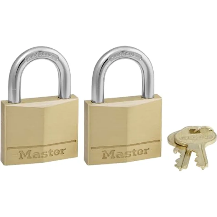 Master Lock massivem Messing eingegeben verschiedenen Vorhängeschloss mit 1–9/16 Zoll breit Body, 140T