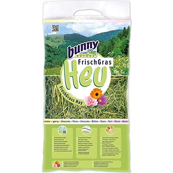 Bunny Allgäuer FrischGras-Heu mit Blüten 500 g - Preisvergleich