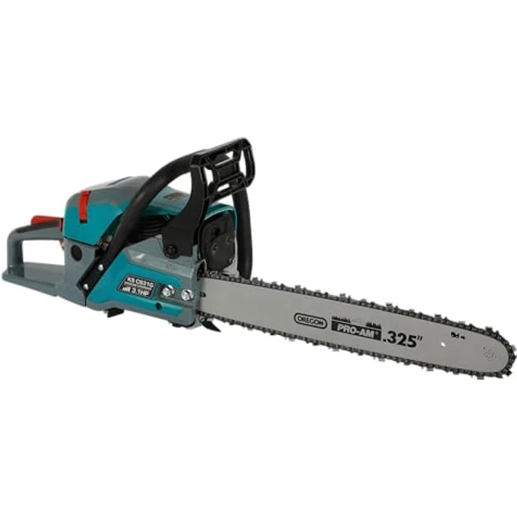 Könner & Söhnen Benzin-Kettensäge KS CS31G-20-1, 2,3 kW, 54,5 cm³, Schwertlänge 50 cm, Easy-Start-System, Anti-Vibrations-Technologie, hohe Sicherheit – Bild 3