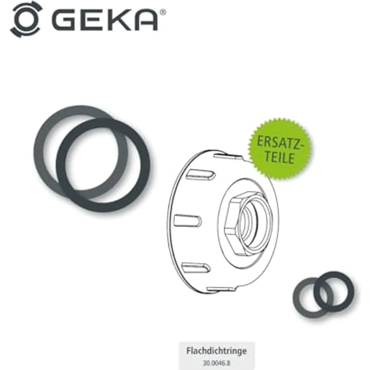 GEKA Plus IBC Adapter Set Stecker, S60x6 Anschluss mit Innen- und Außengewinde G3/4, drehbarer Innenring, Aluminium und verchromter Messingstecker, für Gartenbewässerung – Bild 4