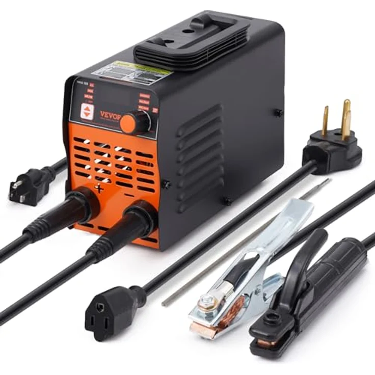 VEVOR 220 V Stabschweißgerät 160 A ARC/Lift WIG mit LED-Display, 2-in-1 tragbares MMA ARC-Schweißgerät mit Hot Start, Arc Force, Anti-Stick und VRD – Bild 1
