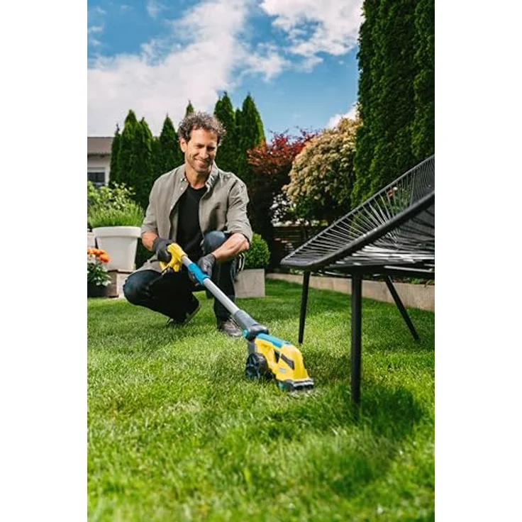 GLORIA FineCut 18V compact, Akku Gras- & Strauchschere mit 14 cm XL-Grasmesser & 20 cm Strauchmesser, werkzeugloser Messerwechsel, kompatibel mit Bosch 18V Power for All Akku – Bild 5