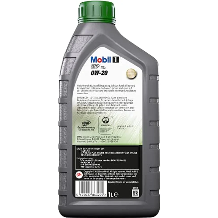 Mobil 1 ESP X2 0W-20, 1L – Bild 3