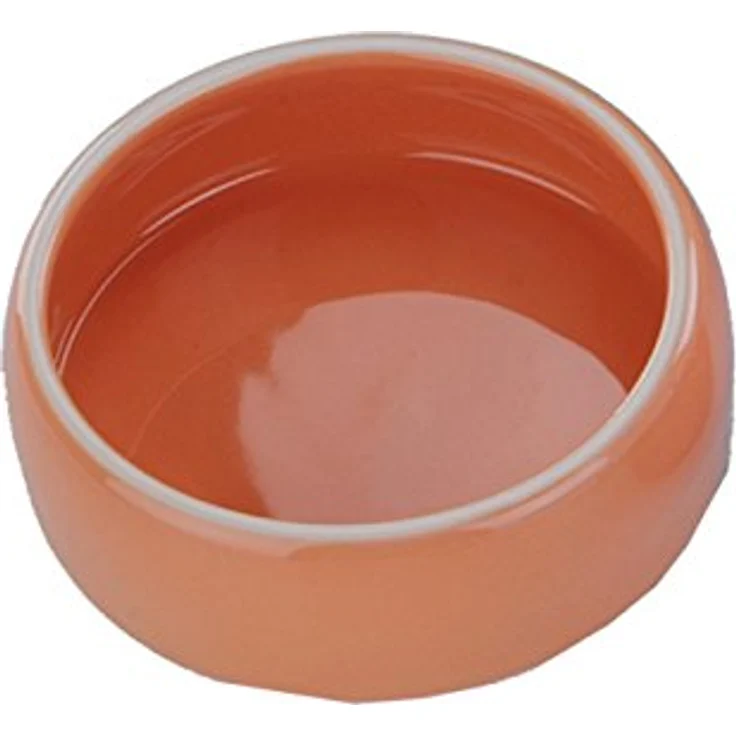 Nobby Keramik Futtertrog, orange 500 ml, 1 Stück – Bild 1