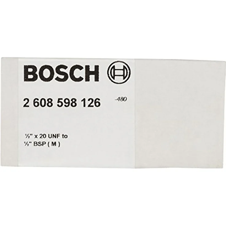 Bosch Accessories 2608598126 Bohrkronen-Adapter, 1/2" 20 UNF auf G 1/2" для Diamantbohrwerkzeuge – Bild 2