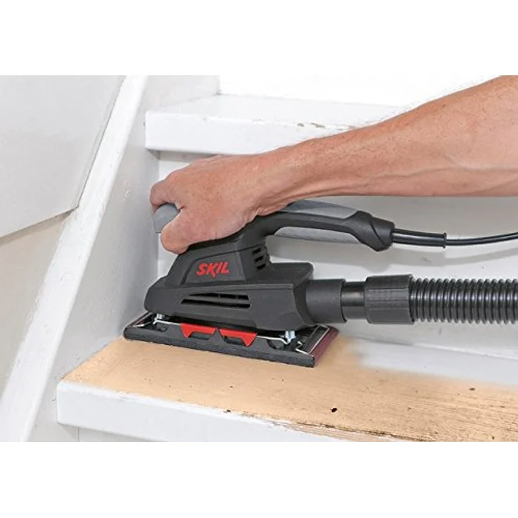 Skil Schwingschleifer 7338 AA (ergonomisches Design, geräusch- und vibrationsarm, Schleiffläche: 92 x 185 mm) F0157338AA – Bild 3