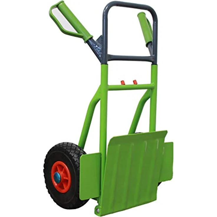 TRUTZHOLM Sackkarre klappbar | 200 kg pannensicher | ergonomische Griffe | Stahlrahmen | Transportkarre Stapelkarre Treppensteiger pannensicher Räder – Bild 3