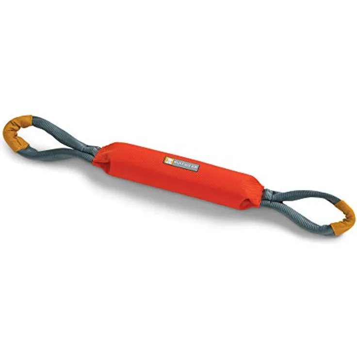 RUFFWEAR Pacific Loop Hundespielzeug, Tauziehen-Trainerspiel, Starkes Seil zum Werfen, Zerren, Kauen für Haustiere, speziell für Hunde entwickelt, robust, interaktiv und sicher, One Size, Sockeye Red