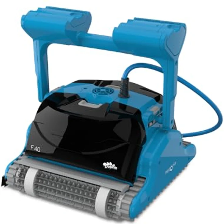 Dolphin F40 Poolroboter mit Combi Bürste, effiziente Reinigung von Boden, Wand- und Wasserlinie – Bild 2