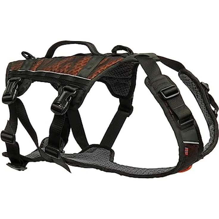 Non-stop dogwear Rock Harness Long |130| Trekking, Führ und Alltagsgeschirr, Größe:M, Blau – Bild 1