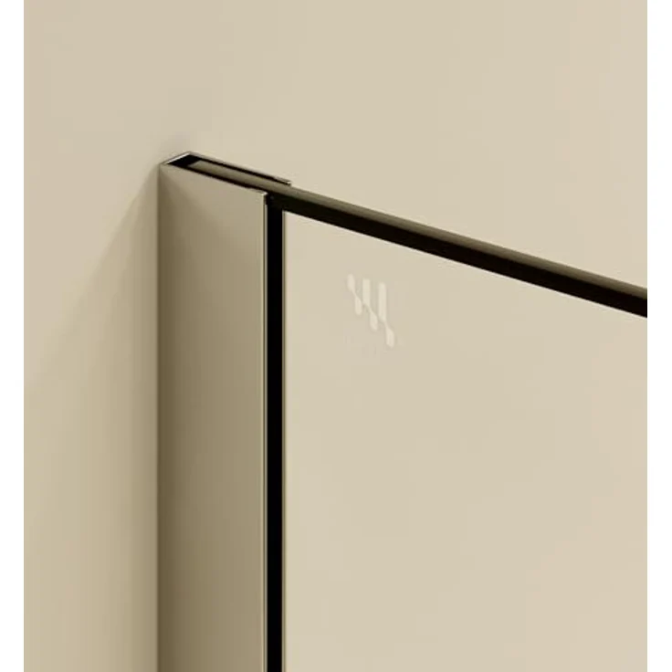 i-flair Duschabtrennung Walk In FIONA 140x200 cm, 10mm ESG Sicherheitsglas, Klarglas, Edelstahl Wandprofil, verstellbar, barrierefrei – Bild 4