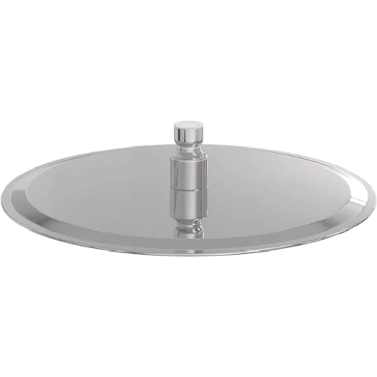 vidaXL Regenduschkopf Regenbrause Edelstahl 304 25 cm Rund, Anti-Kalk-Düsen, 126 Düsen, Hochglanzoberfläche – Bild 6