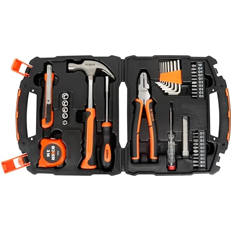 Boxer Werkzeugkoffer, Vaerktøjssaet - 50 Teile STARTER Kit, vielseitiges Set für Handwerker – Bild 4