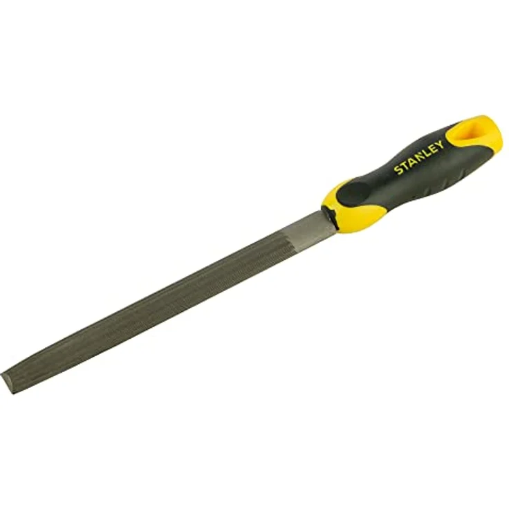 Stanley Halbrundfeile, Hieb 2 (200 mm Länge, Karbon-Stahl, ergonomischer Bi-Material Handgriff, Griffaussparung) 0-22-456 – Bild 4