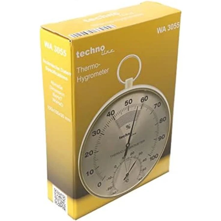 Technoline Thermometer / Hygrometer WA3055 messing – Bild 5