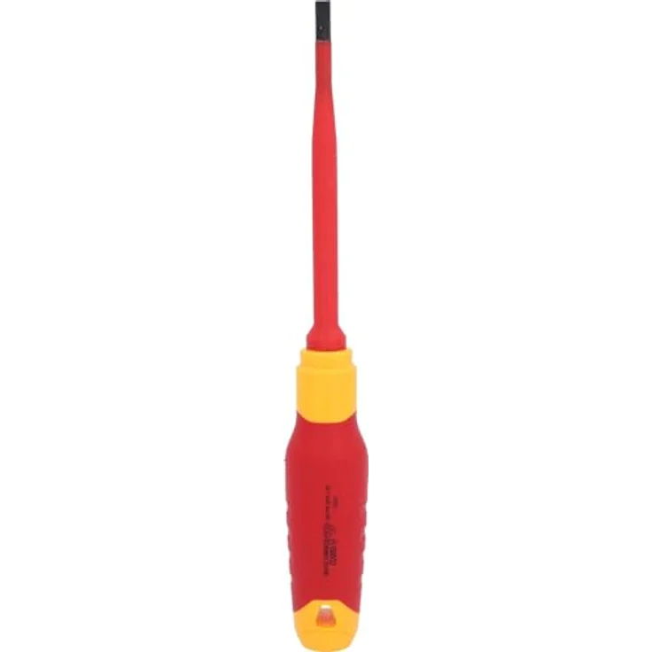 KSTOOLS VDE Schlitz-Schraubendreher 5,5mm, isoliert nach IEC 60900, 2-Komponentengriff, S2-Spezialstahl, brüniert, Gesamtlänge 240mm – Bild 2