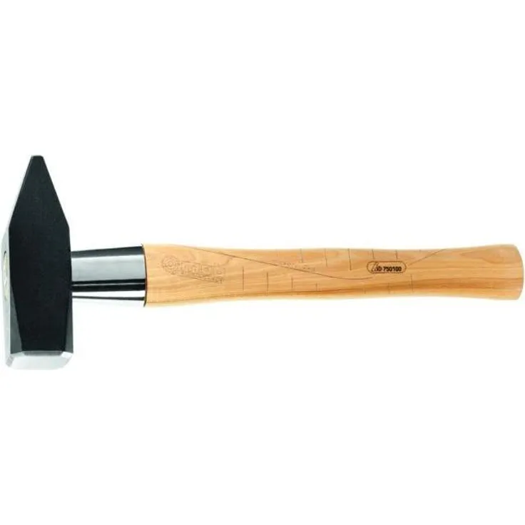 MOB Peddinghaus Schlosserhammer mit Stielschutzhülse, 2000 g, Hickory-Griff, geschmiedeter Hammerkopf