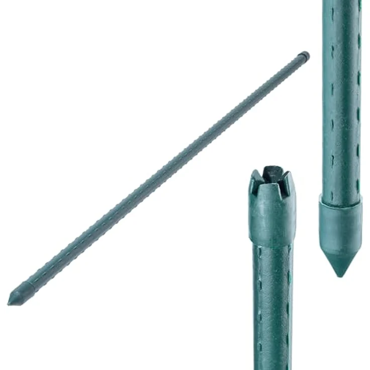KADAX Pflanzstäbe 90 cm x 16 mm, 5er Set – Wetterfester, stabiler Rankstab aus beschichtetem Stahl für Pflanzenstütze & Tomatenstütze – Bild 5