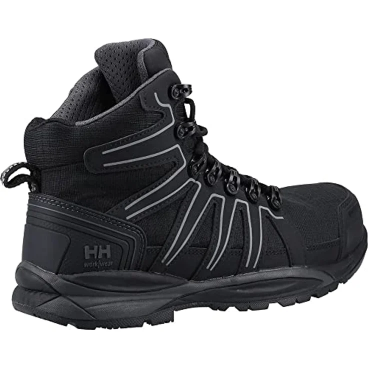 Helly Hansen Manchester Mid S3 Sicherheitsschuh, mit Lifa® Stay Warm Technology und elastischer Taille, schwarz – Bild 4