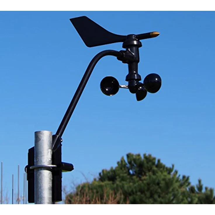 Davis Instruments 6410 Anemometer, 1 bis 322 km/h, externer Sensor mit Windrichtungsanzeige für Vantage Pro – Bild 3