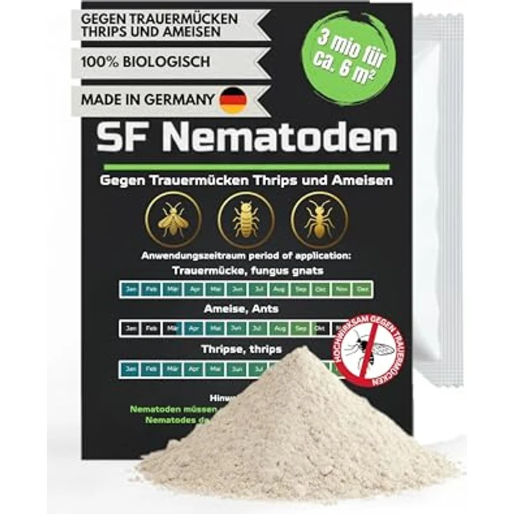 Samenshop24 SF Nematoden zur Bekämpfung von Trauermücken 3 Mio – Bild 2