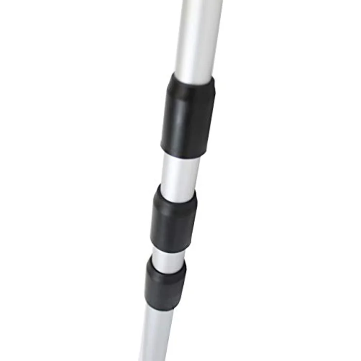 Pullach Hof Teleskopstiel Teleskopstange 4 Meter mit Fensterwischer - Universell einsetzbar, inkl. Schwamm und Abziehlippe, breite des Fensterwischers: ca. 37cm – Bild 4