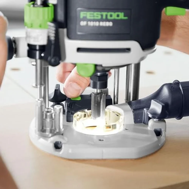 Festool Oberfräse OF 1010 REBQ-FS-Set, handlich und gut ausleuchtbar, im Systainer – Bild 4