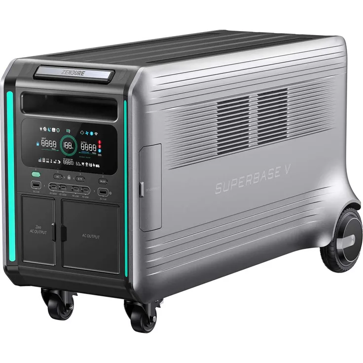 Zendure SuperBase V6400, Powerstation mit 6400Wh Kapazität, modular erweiterbar und Schnelllade-Technologie