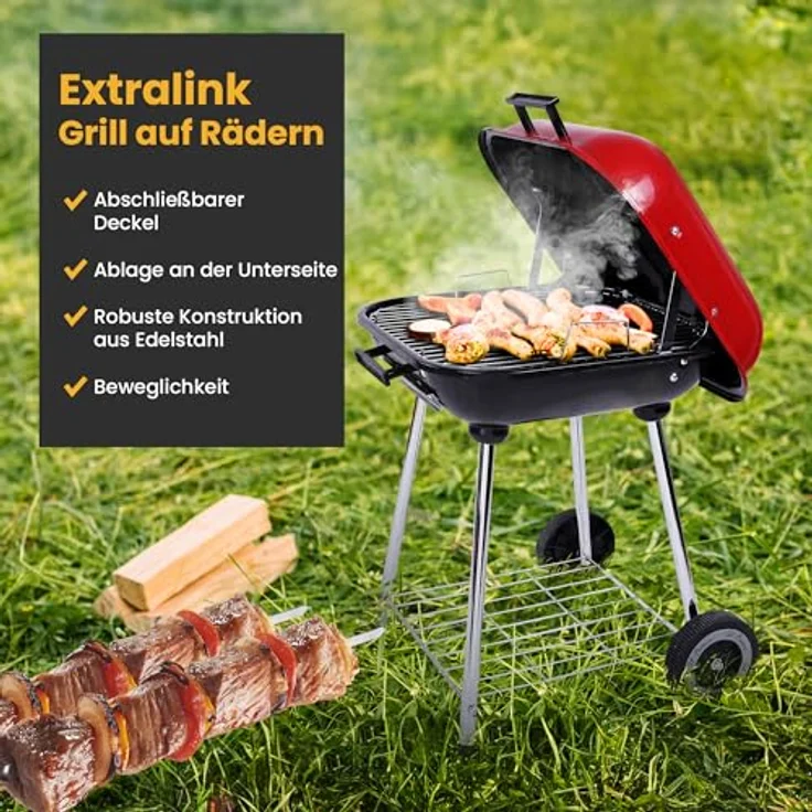 Extralink Holzkohlegrill Home GL-624 – Bild 2