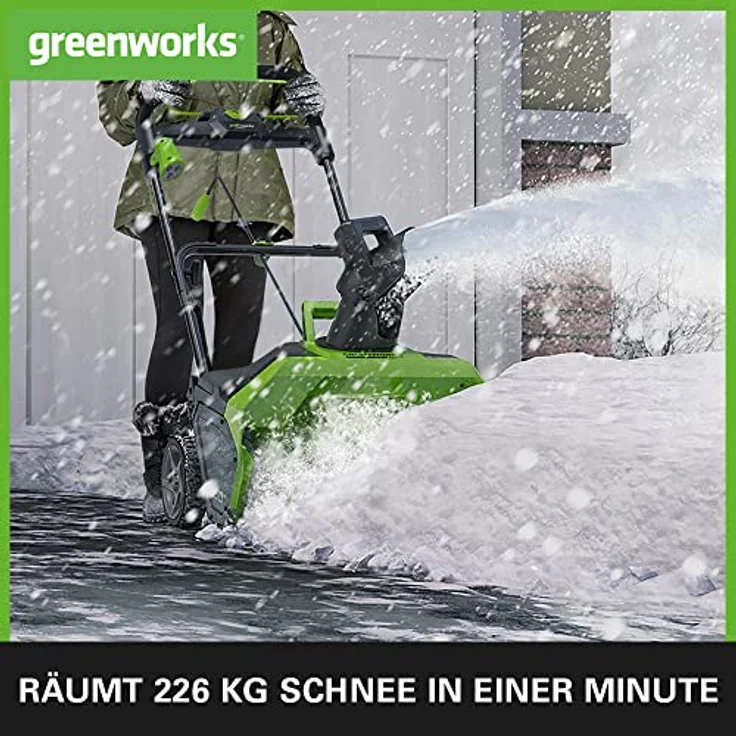 Greenworks Bürstenlose Schneefräse ohne 40-V-Akku GD40ST 2600007 Schneefräse Akku – Bild 5