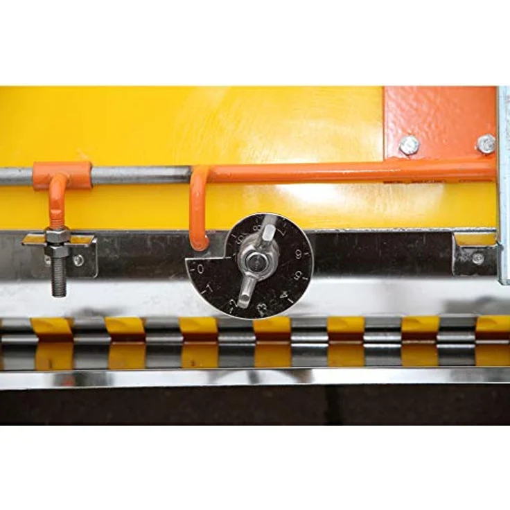 Cemo Streuwagen "KS 35-E", 35 l mit Lufträdern, klappbarem Stützfuß und längenverstellbarer Schubstange – Bild 4