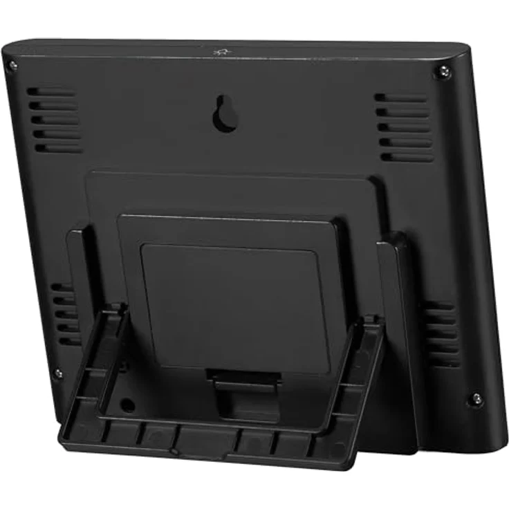 Bresser MeteoTemp BF, Funk Wetterstation mit Touch-Display, Außensensor, Wettervorhersage, Raumklima-Indikator, Temperatur- und Luftfeuchtigkeitsmessung, DCF-Zeitsignal, Wecker – Bild 5