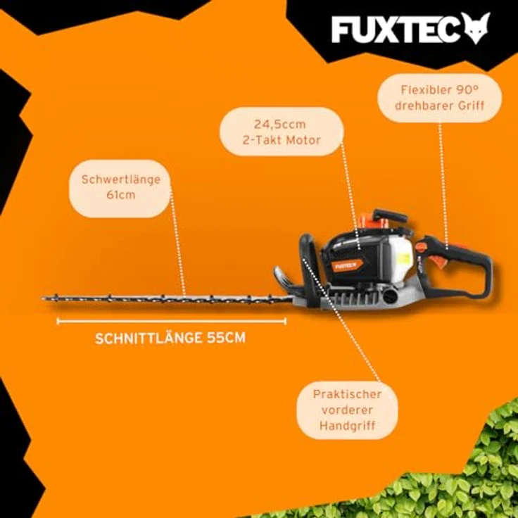 FUXTEC Profi Benzin Heckenschere FX-MHP245 – Bild 7
