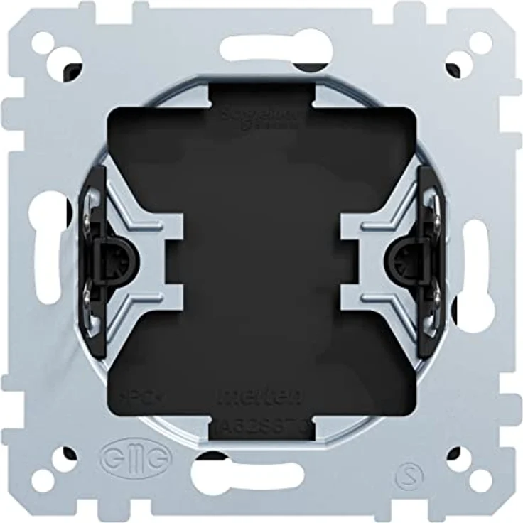 Merten - Blindabdeckung für Steckdose und Schalter, Aus Recyceltem Material, Schwarz Matt, System M, IP20, MEG4075-0403 – Bild 4