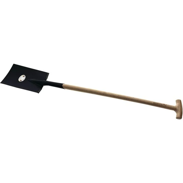 Krumpholz Rohrdüllspaten, Blattmaß 275x180mm, Gr. 2 mit T-Stiel 850mm, 1700g
